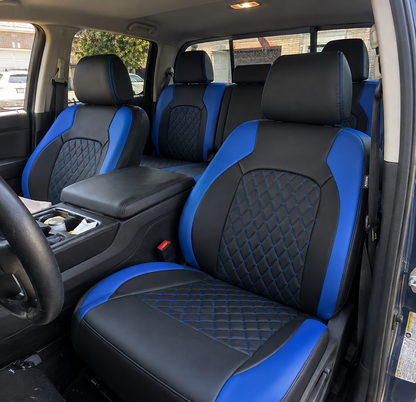 iCover® 9-Piece Universal Fit Leather Car Seat Cover Set